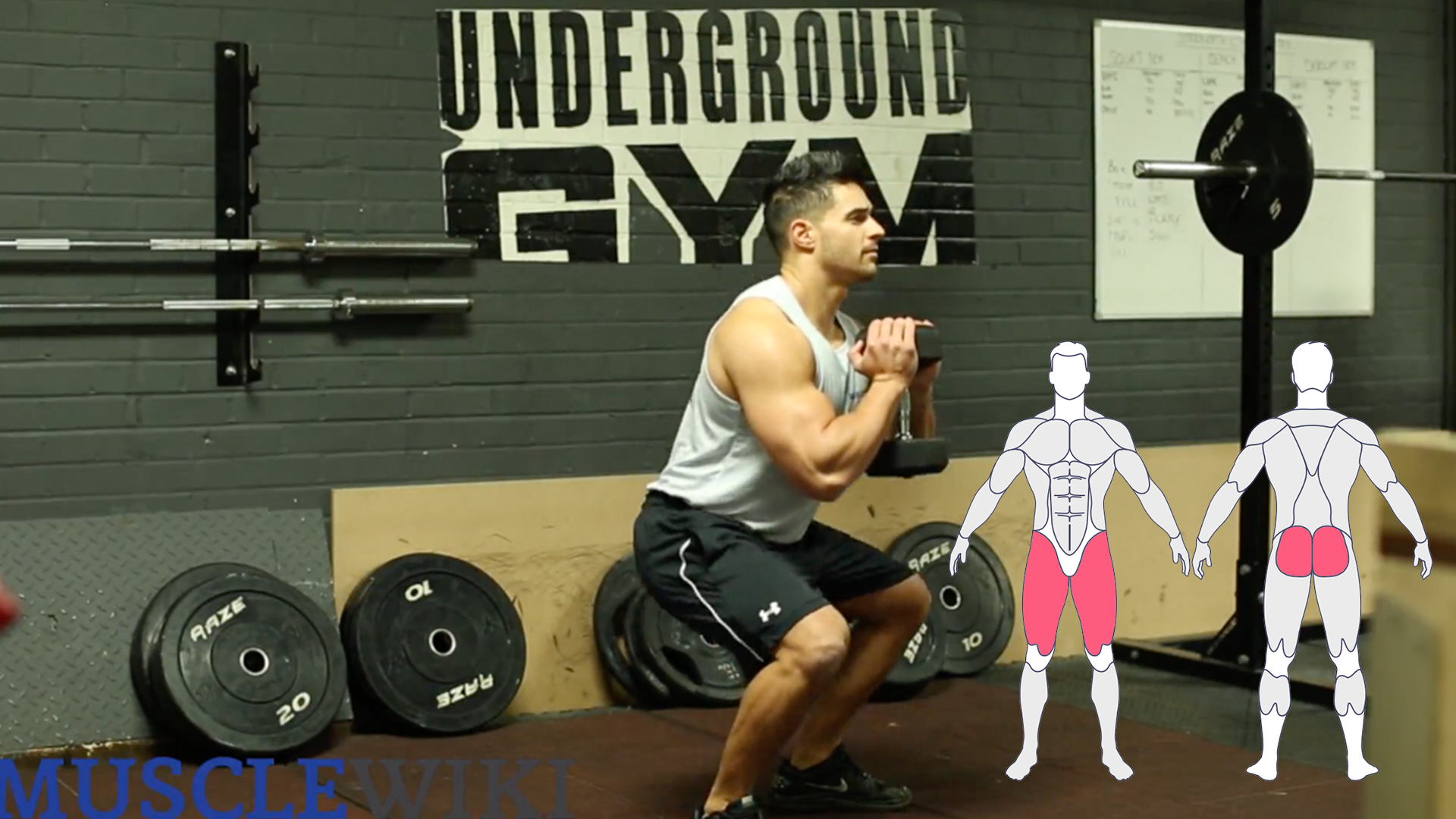 Dumbbell Goblet Squats