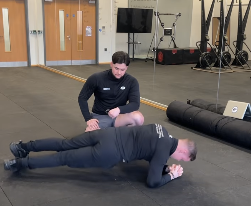 Plank Dips