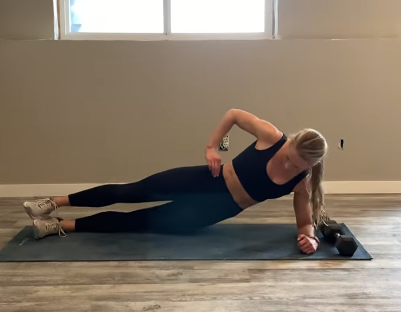 Side Plank Dips