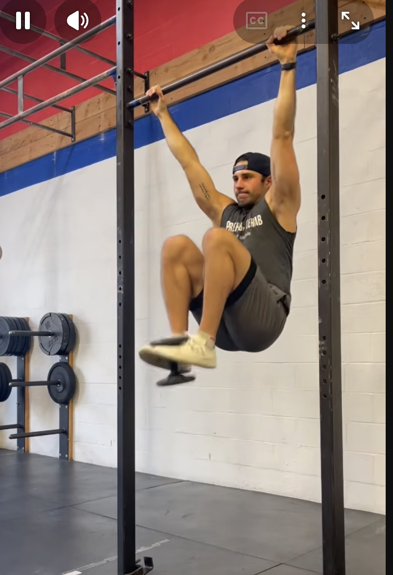 Weighted Hanging Leg Raise